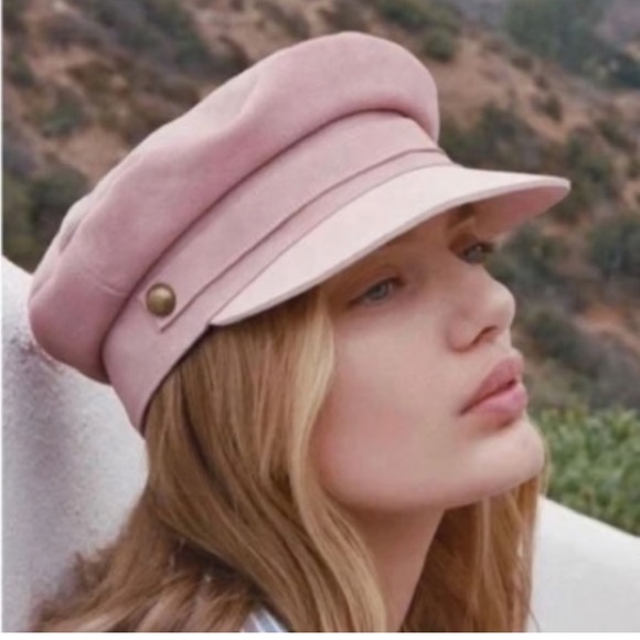 Lack Of Color Accessories - Genuine Suede Lack of Color "Lola" Pink hat.